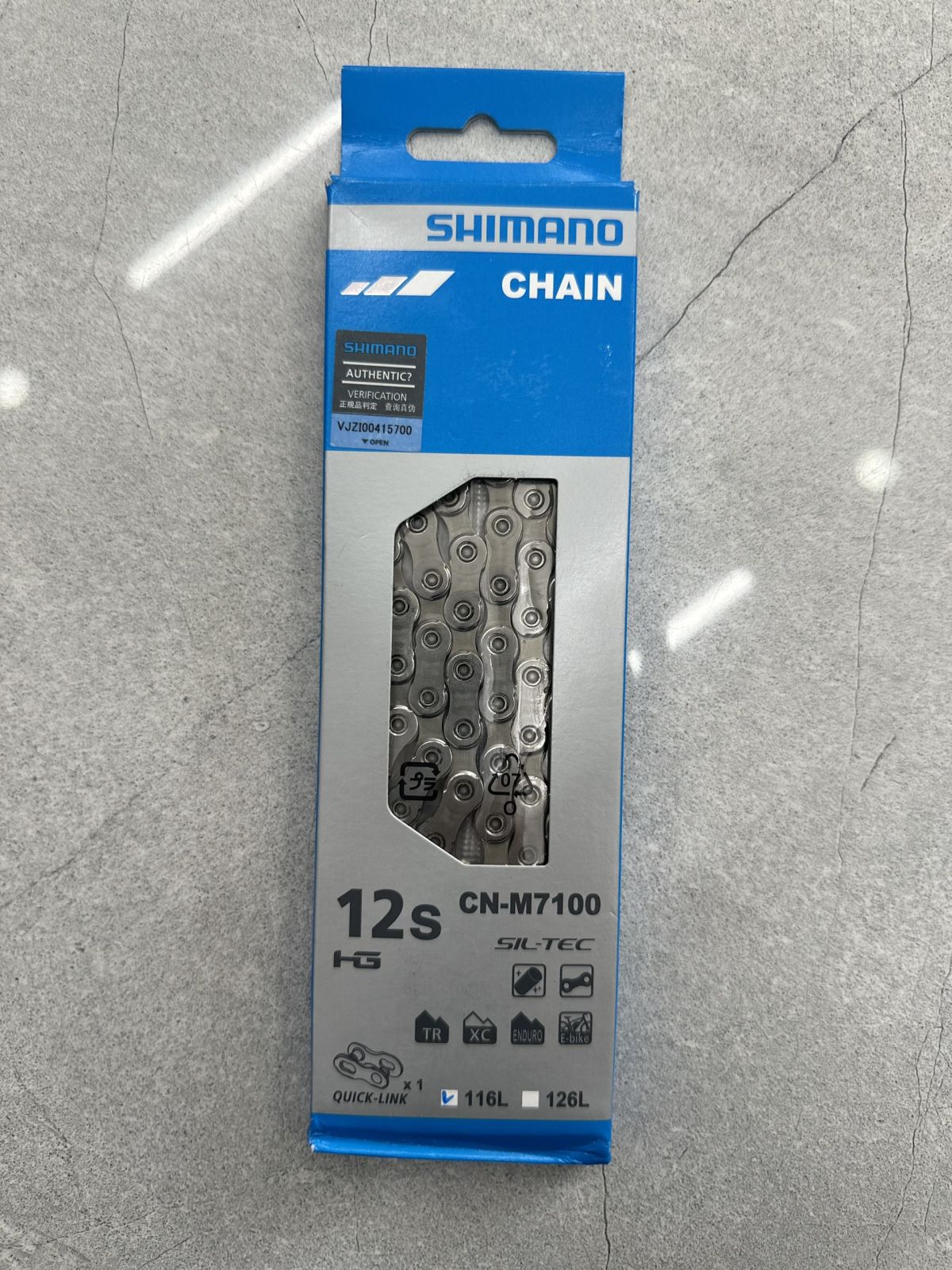 SÊN SHIMANO CN-M7100-12S HG